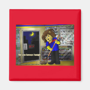 Aimant Rick London "Le Lion Balaye Ce Soir" Bande Dessiné