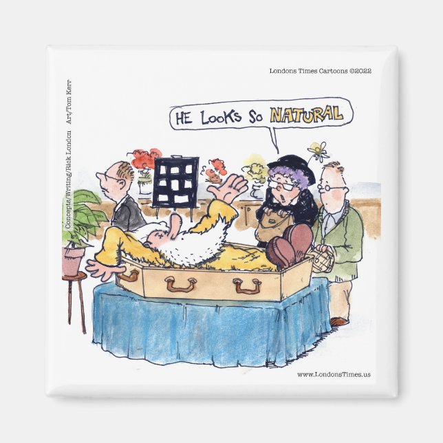 Aimant Rick London Tellement Naturel Funéraire Funeste Vi (Devant)