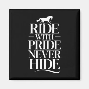 Aimant Ride Avec Jamais Caché Equestrians & Cheval Lo