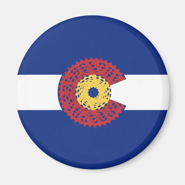 Aimant Ride Colorado (Bicycle Cassette) (Devant)