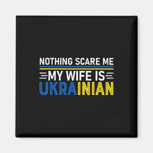 Aimant Rien ne me fait peur, ma femme est ukrainienne, dr