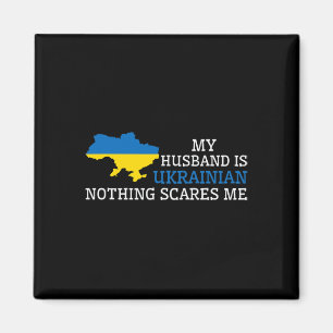 Aimant Rien ne me fait peur, mon mari est ukrainien, épou