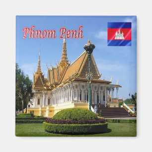 Aimant Rif. KH Cambodge, Phnom Penh, Place Royale