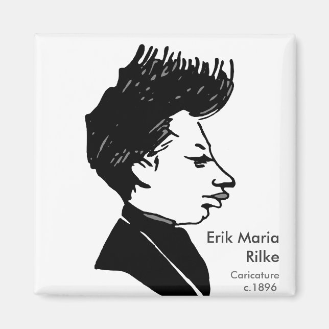 Aimant Rilke - Caricature (Devant)