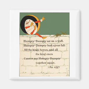 Aimant Rime de Humpty Dumpty