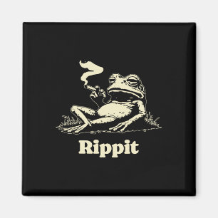 Aimant Rippit Frog Stoner Fumeur de Weed Drôle