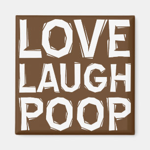 Aimant Rire Amour Poop Amusant Frigo Réfrigérateur