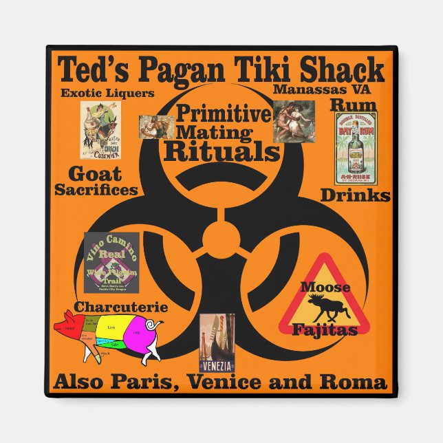Aimant Rituels de reproduction primitifs du Ted's Pagan T (Devant)