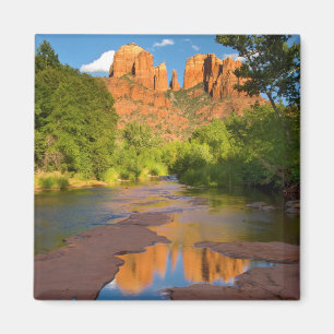 Aimant Rivière à Red Rock Crossing, Arizona