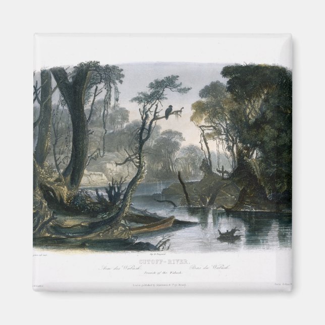 Aimant Rivière Cutoff, Branche du Wabash, plaque 8 de V (Devant)