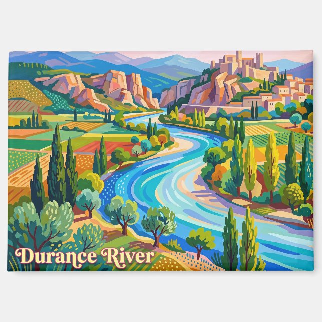 Aimant Rivière Durance France (Recto)