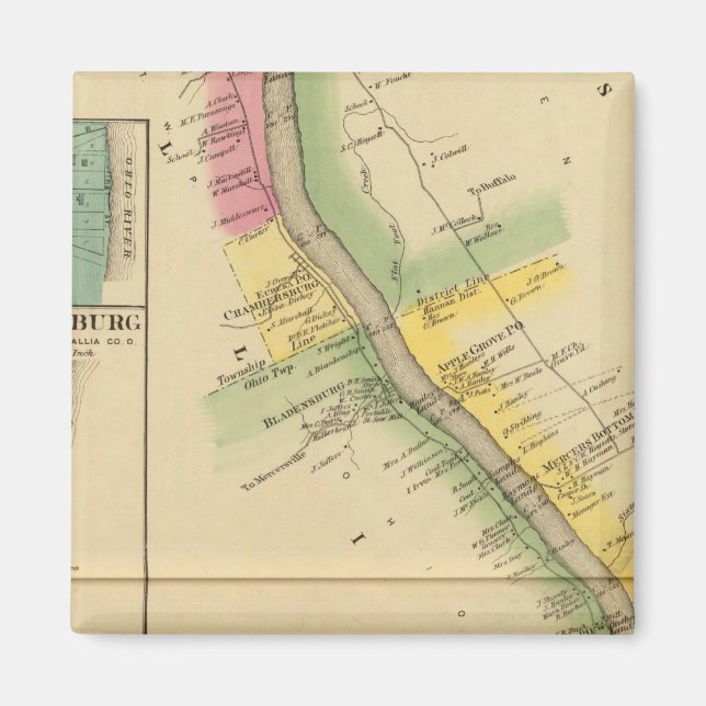 Aimant Rivière et vallée de l'Ohio supérieur 7 (Devant)