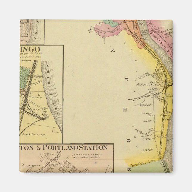 Aimant Rivière et vallée de l'Ohio supérieur 7 (Devant)