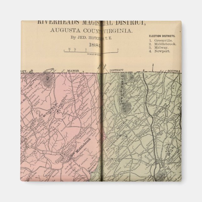 Aimant Rivières, comté d'Augusta (Devant)