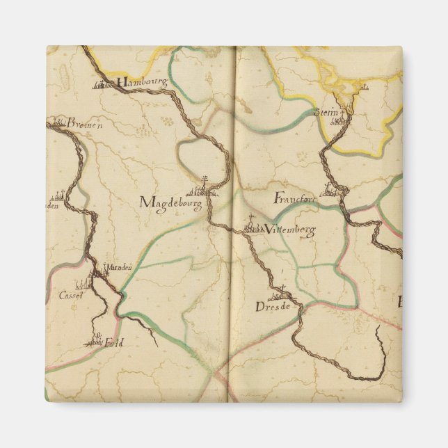 Aimant Rivières et Vallées d'Allemagne (Devant)