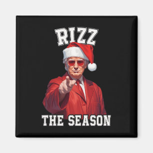 Aimant Rizz La Saison Drôle Trump Noël Père Noël Pajama