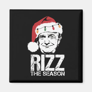 Aimant Rizz La Saison Drôle Trump Noël Père Noël Pajama