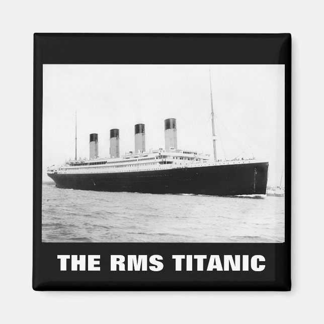 Aimant RMS Titanic Passenger Liner (Devant)