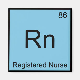 Aimant Rn - Infirmière diplômée Tee symbole d'élément de