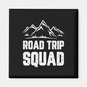 Aimant Road Trip Squad Camping Vacances Voyage Cadeau Chr
