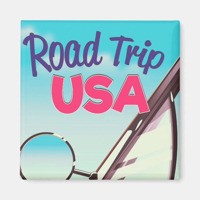 Aimant Road Trip USA (Devant)