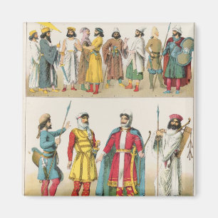 Aimant Robe persane, de "der Voelker de Trachten", 1864