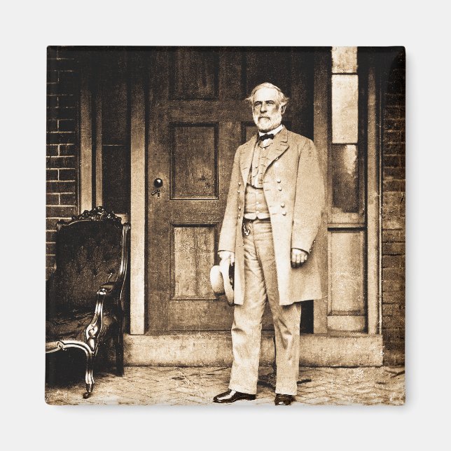 Aimant Robert E. Lee - Vintage Mathew Brady (Devant)