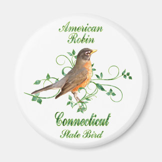Aimant Robin Connecticut State Bird