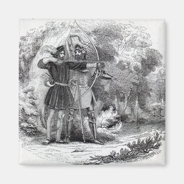 Aimant Robin des Bois et Little John (Devant)