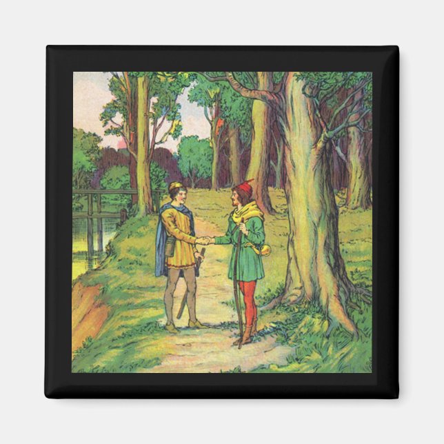 Aimant Robin des Bois et Petit Jean  (Devant)