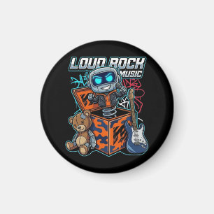 Aimant Robot de musique rock bruyant
