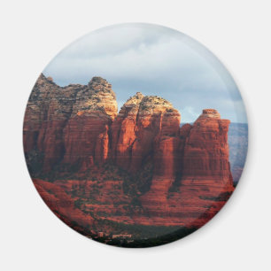 Aimant Roche à café nuageux à Sedona Arizona