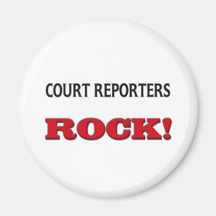 Aimant Roche de sténographes judiciaires