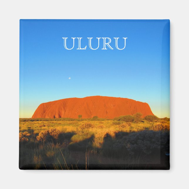 Aimant rocher bleu uluru (Devant)