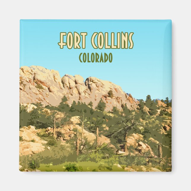 Aimant Rocher HorsBluetooth Fort Collins Colorado (Devant)