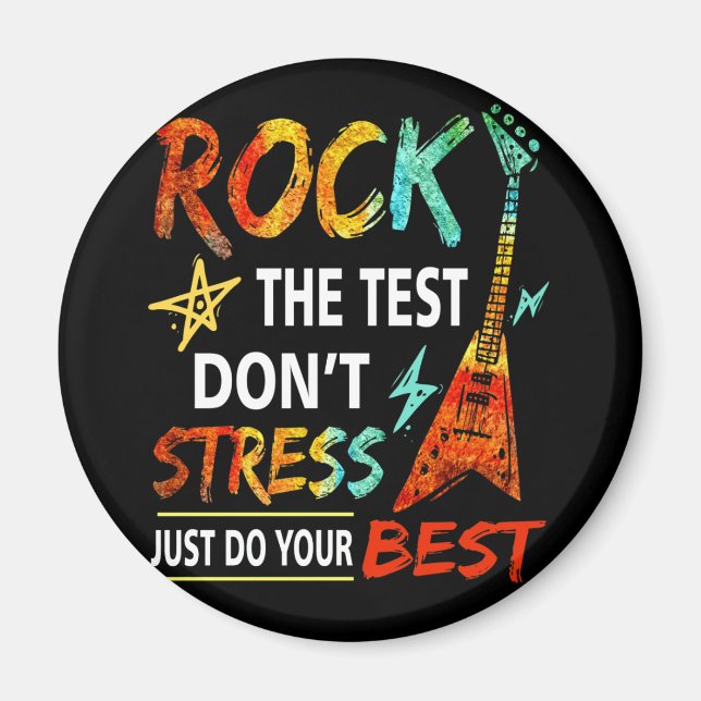 Aimant Rocher Le Jour D'Essai De Test De Stress Dont Le P (Devant)