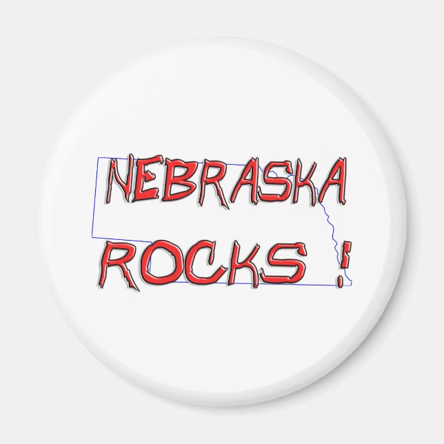 Aimant ROCHERS DU Nebraska (Devant)
