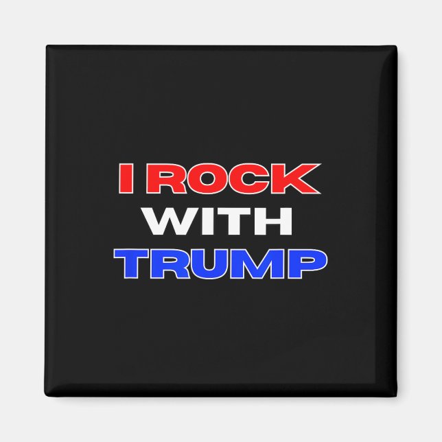 Aimant Rock avec Trump (Devant)