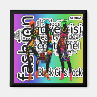 Aimant Rock Black Girls