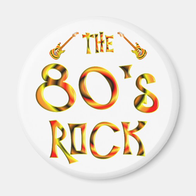 Aimant Rock des années 80 (Devant)