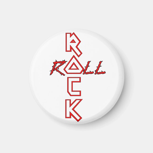 Aimant Rock et Roll (Devant)