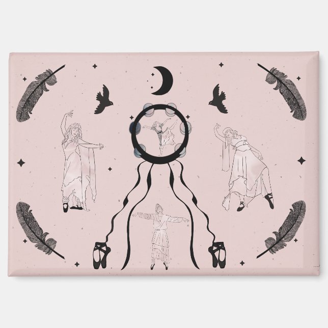 Aimant Rock et Roll Ballerina II (Recto)