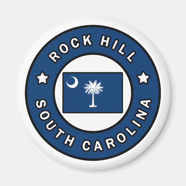 Aimant Rock Hill South Carolina (Devant)