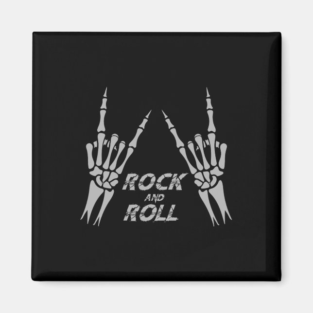 Aimant Rock On Band Tee - shirts For Women Rock And Roll  (Devant)