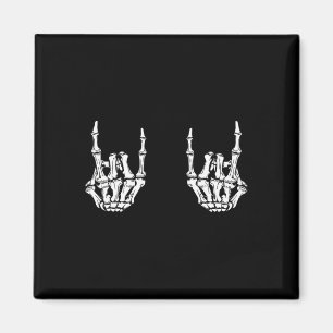 Aimant Rock Star Rock Skeleton Hands Rockfun Hallow