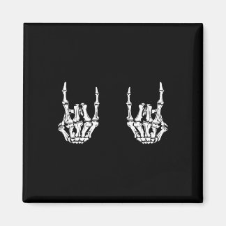 Aimant Rock Star Rock Skeleton Hands Rockfun Hallow