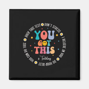 Aimant Rock The Test Teacher Test Day Tests Motivationnel