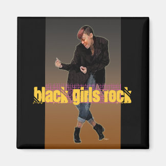 Aimant Rock vintage Black Girls