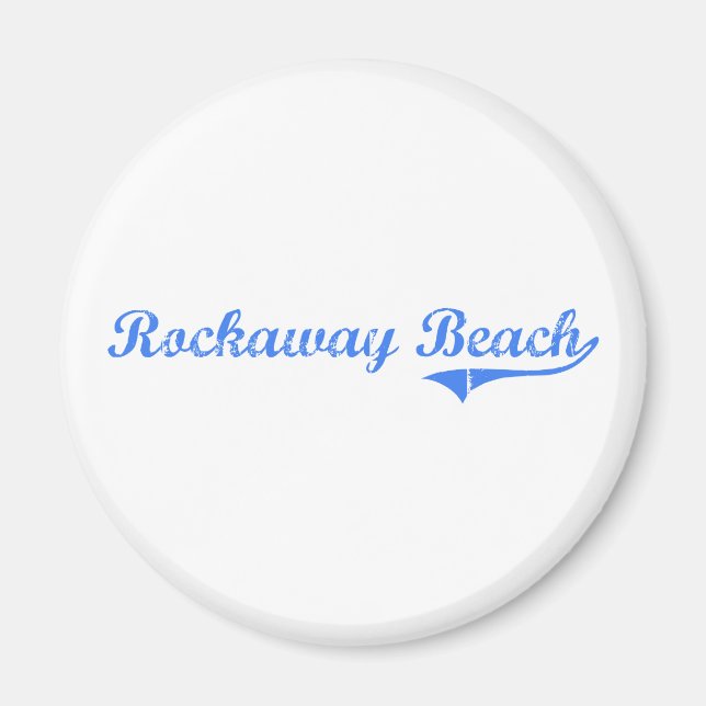 Aimant Rockaway Beach California Classic Design (Devant)