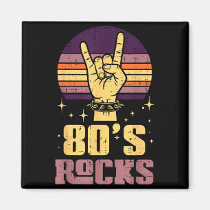 Aimant Rocker Rock des années 80 Main Musique Métal Punk